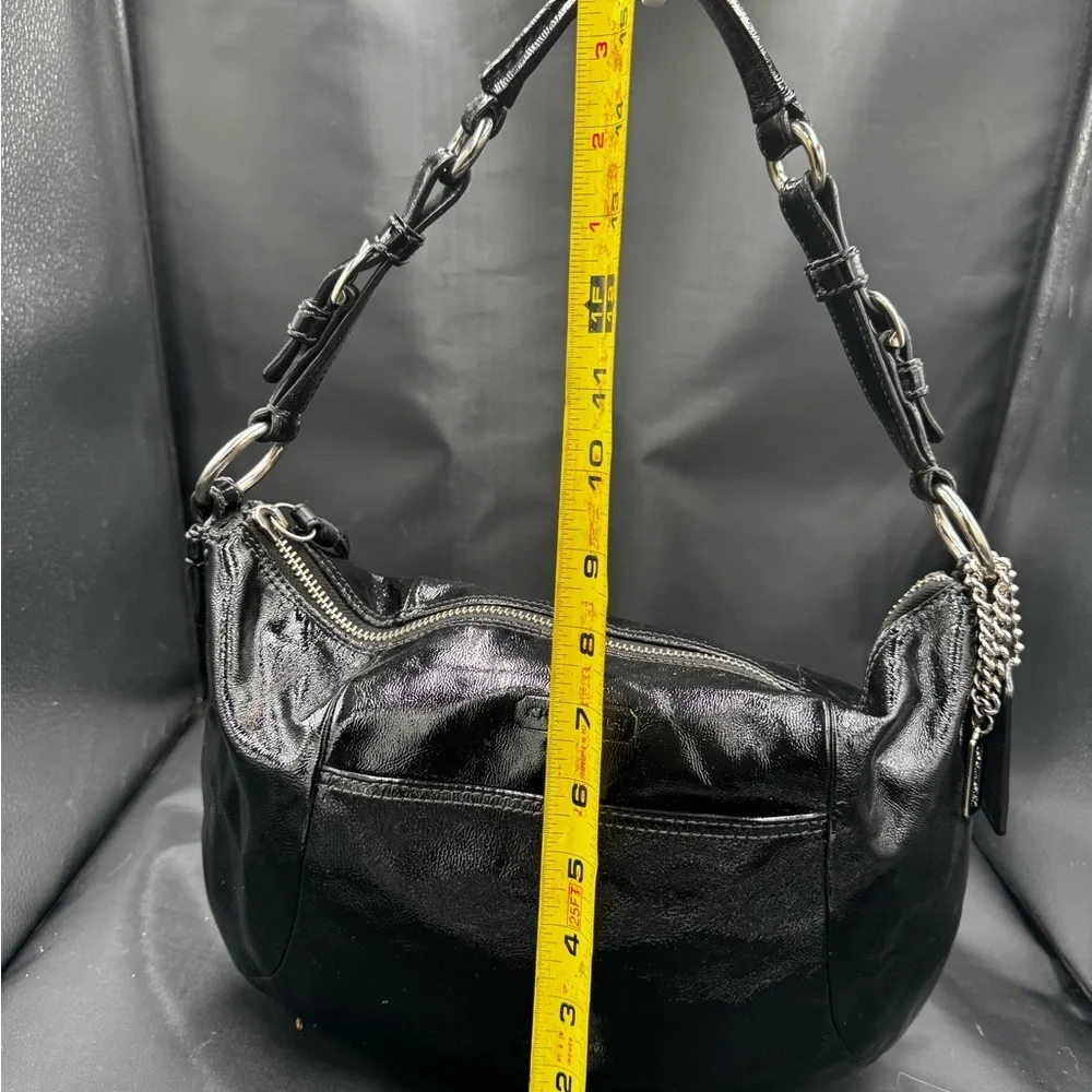 Coach Black Patent Leather Soho Shoulder Bag